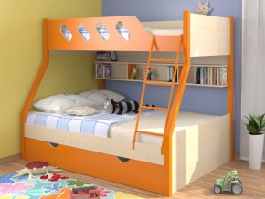 Кровать Дельта 20.02 оранжевая в Тавде - tavda.magazinmebel.ru | фото