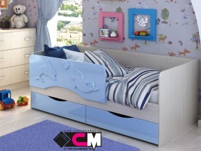 Кровать детская Алиса КР 812 голубая 1600 в Тавде - tavda.magazinmebel.ru | фото