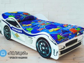 Кровать детская машина Полиции в Тавде - tavda.magazinmebel.ru | фото - изображение 1
