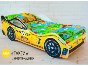 Кровать детская машина Такси в Тавде - tavda.magazinmebel.ru | фото - изображение 1