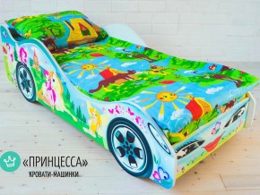 Кровать детская машинка Принцесса в Тавде - tavda.magazinmebel.ru | фото