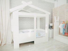 Кровать детская Теремок без ящика белая в Тавде - tavda.magazinmebel.ru | фото