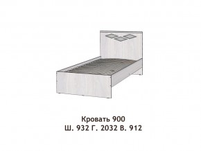 Кровать Диана 900 в Тавде - tavda.magazinmebel.ru | фото - изображение 2