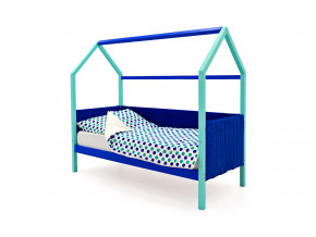 Кровать-домик мягкий Svogen мятно-синий в Тавде - tavda.magazinmebel.ru | фото