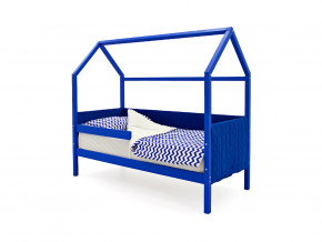 Кровать-домик мягкий Svogen с бортиком синий в Тавде - tavda.magazinmebel.ru | фото