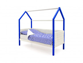Кровать-домик мягкий Svogen сине-белый в Тавде - tavda.magazinmebel.ru | фото - изображение 1