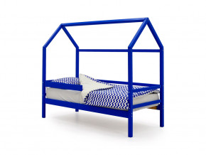 Кровать-домик Svogen с бортиком синий в Тавде - tavda.magazinmebel.ru | фото