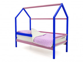 Кровать-домик Svogen с бортиком синий-лаванда в Тавде - tavda.magazinmebel.ru | фото - изображение 1