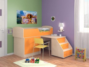 Кровать Дюймовочка 2 Оранжевая в Тавде - tavda.magazinmebel.ru | фото