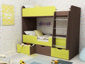 Кровать двухъярусная Малыш двойняшка бодега-лайм в Тавде - tavda.magazinmebel.ru | фото