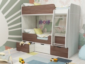 Кровать двухъярусная Малыш двойняшка винтерберг-бодега в Тавде - tavda.magazinmebel.ru | фото