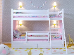 Кровать двухъярусная Сонечка с наклонной лестницей и ящиками в Тавде - tavda.magazinmebel.ru | фото - изображение 5