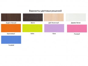 Кровать двухъярусная Юниор 1 Бодего-Белое дерево без бортика в Тавде - tavda.magazinmebel.ru | фото - изображение 2