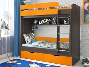 Кровать двухъярусная Юниор 5 Бодего-Оранжевый в Тавде - tavda.magazinmebel.ru | фото