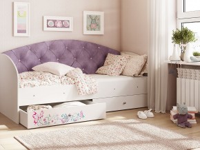 Кровать Эльза Белый-фиолетовый в Тавде - tavda.magazinmebel.ru | фото - изображение 1