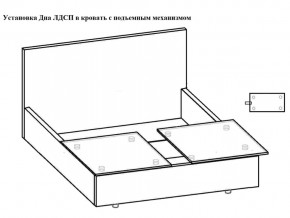 Кровать Феодосия норма 140 с механизмом подъема и дном ЛДСП в Тавде - tavda.magazinmebel.ru | фото - изображение 5