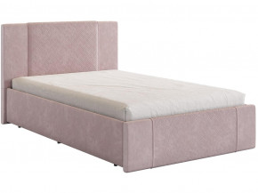 Кровать Хлоя 1200 велюр нежно-розовый в Тавде - tavda.magazinmebel.ru | фото