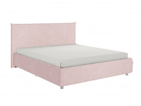 Кровать Квест 1600 велюр нежно-розовый в Тавде - tavda.magazinmebel.ru | фото