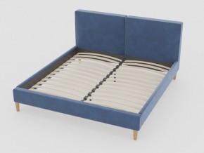 Кровать Линси 1200 синий в Тавде - tavda.magazinmebel.ru | фото