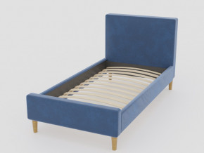Кровать Линси 900 синий в Тавде - tavda.magazinmebel.ru | фото