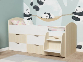 Кровать Малыш-7 Дуб-Белое дерево в Тавде - tavda.magazinmebel.ru | фото