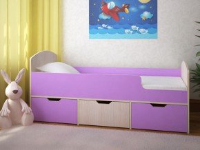 Кровать Малыш Мини Дуб молочный-Ирис в Тавде - tavda.magazinmebel.ru | фото