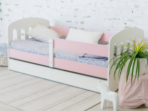 Кровать Малыш с ящиком розовый в Тавде - tavda.magazinmebel.ru | фото
