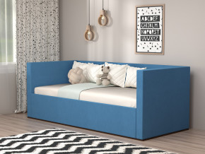 Кровать мягкая с подъёмным механизмом арт. 030 синий в Тавде - tavda.magazinmebel.ru | фото - изображение 1