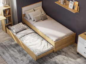 Кровать одинарная Милан выкатная с настилом в Тавде - tavda.magazinmebel.ru | фото