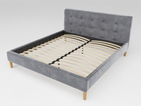 Кровать Пайли 1800 серый в Тавде - tavda.magazinmebel.ru | фото - изображение 1