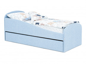 Кровать с ящиком Letmo небесный (рогожка) в Тавде - tavda.magazinmebel.ru | фото - изображение 11