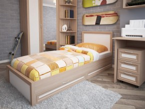Кровать с настилом Остин модуль 21 с ящиками 24 в Тавде - tavda.magazinmebel.ru | фото
