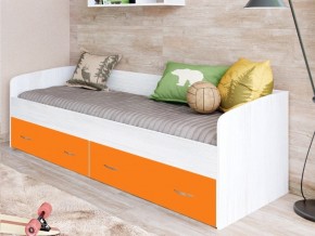 Кровать с выкатными ящиками Винтерберг, оранжевый в Тавде - tavda.magazinmebel.ru | фото - изображение 1
