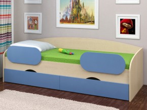 Кровать Соня 2 дуб молочный-голубой в Тавде - tavda.magazinmebel.ru | фото - изображение 2