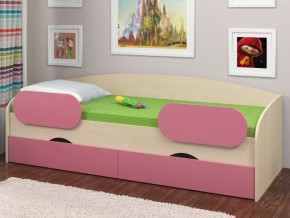 Кровать Соня 2 дуб молочный-розовый в Тавде - tavda.magazinmebel.ru | фото - изображение 2