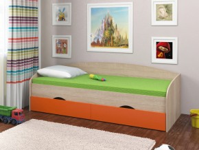 Кровать Соня 2 сонома-оранжевый в Тавде - tavda.magazinmebel.ru | фото