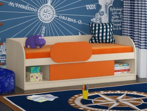 Кровать Соня 4 дуб молочный-оранжевый в Тавде - tavda.magazinmebel.ru | фото - изображение 3