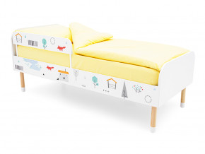 Кровать Stumpa Классика с бортиком рисунок Шале в Тавде - tavda.magazinmebel.ru | фото