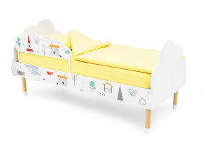 Кровать Stumpa Облако с бортиком рисунок Шале в Тавде - tavda.magazinmebel.ru | фото - изображение 1