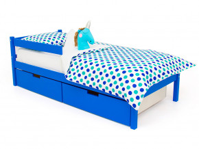 Кровать Svogen classic с ящиками и бортиком синий в Тавде - tavda.magazinmebel.ru | фото