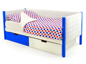 Кровать-тахта мягкая Svogen с ящиками сине-белый в Тавде - tavda.magazinmebel.ru | фото