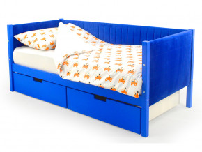 Кровать-тахта мягкая Svogen с ящиками синий в Тавде - tavda.magazinmebel.ru | фото