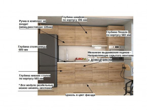 Кухонный гарнитур арт 7 Лофт 3000 мм в Тавде - tavda.magazinmebel.ru | фото - изображение 2