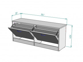 Обувница W55 в Тавде - tavda.magazinmebel.ru | фото - изображение 3