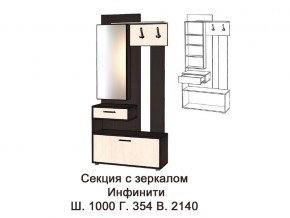 Секция с зеркалом в Тавде - tavda.magazinmebel.ru | фото