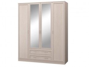 Шкаф 4-х дверный с зеркалом и ящиками в Тавде - tavda.magazinmebel.ru | фото
