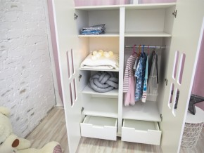 Шкаф детский двухдверный с ящиками Домик в Тавде - tavda.magazinmebel.ru | фото - изображение 4