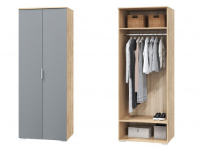 Шкаф для одежды 2-х дверный Сканди смоки софт в Тавде - tavda.magazinmebel.ru | фото - изображение 1
