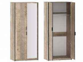 Шкаф для одежды Фолк НМ 014.03 фасад с зеркалом в Тавде - tavda.magazinmebel.ru | фото