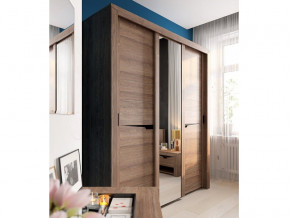 Шкаф с раздвижными дверями трехдверный Соренто дуб стирлинг в Тавде - tavda.magazinmebel.ru | фото